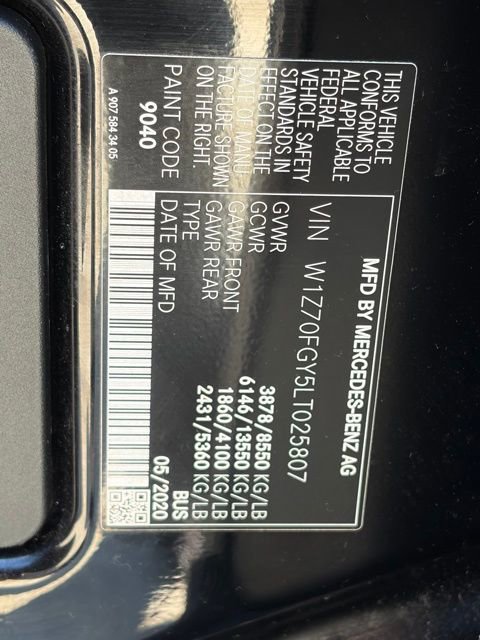 Used 2020 Mercedes-Benz Sprinter 1500 image 28