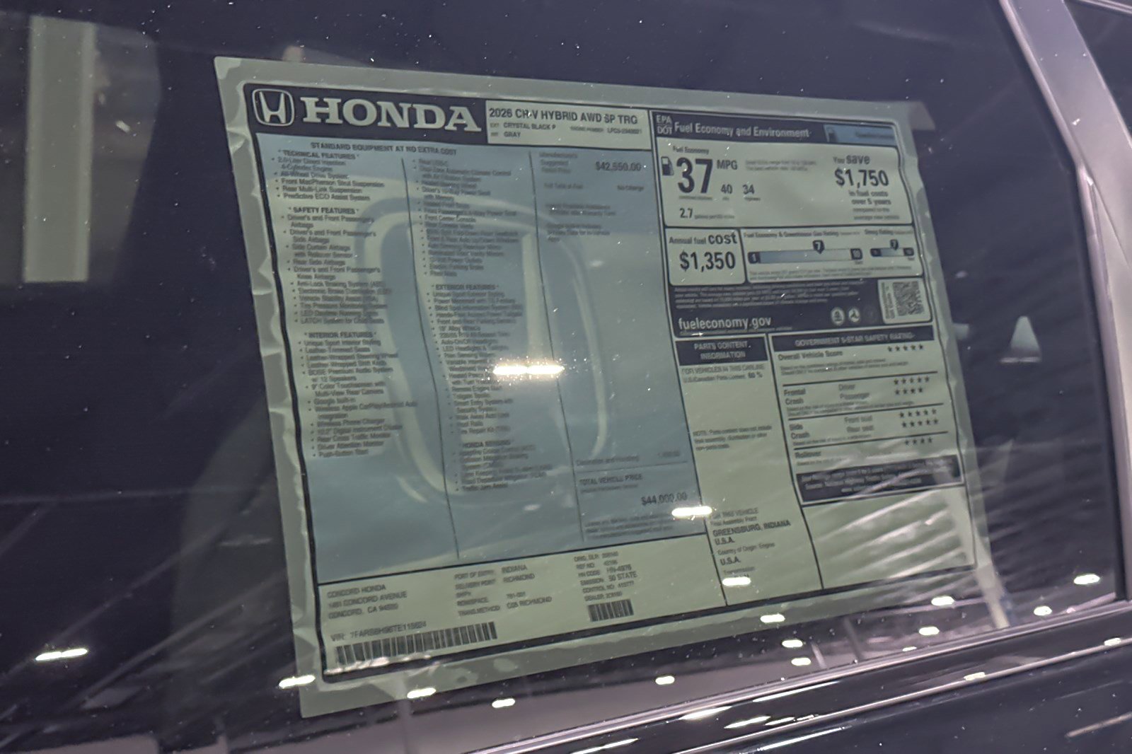 New 2026 Honda CR-V Sport Touring image 36