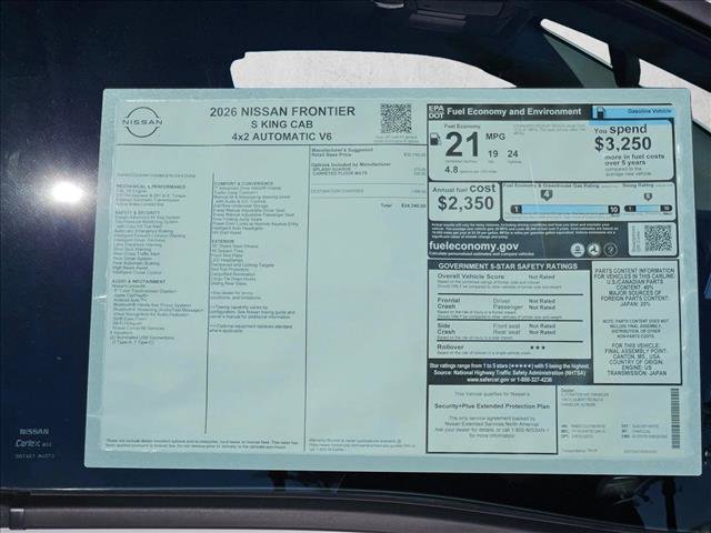 New 2026 Nissan Frontier S image 15