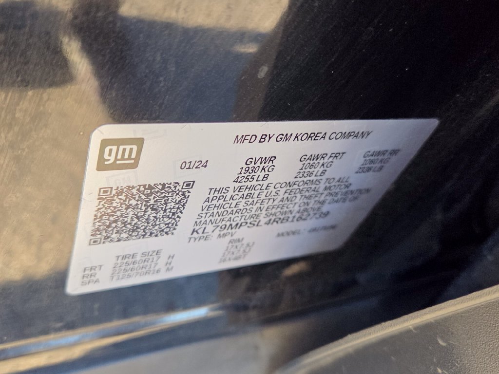 Certified 2024 Chevrolet TrailBlazer LT w/ LT Cold Weather Package FWD image 16