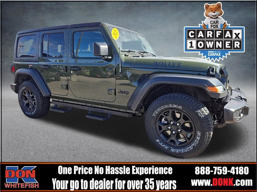 Used 2021 Jeep Wrangler Unlimited Sport AWD/4WD image 1