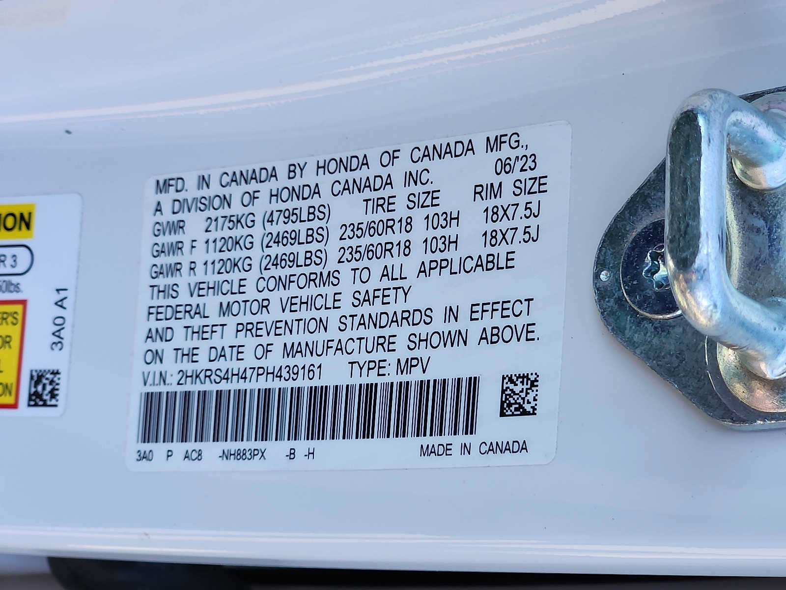 Certified 2023 Honda CR-V EX image 27