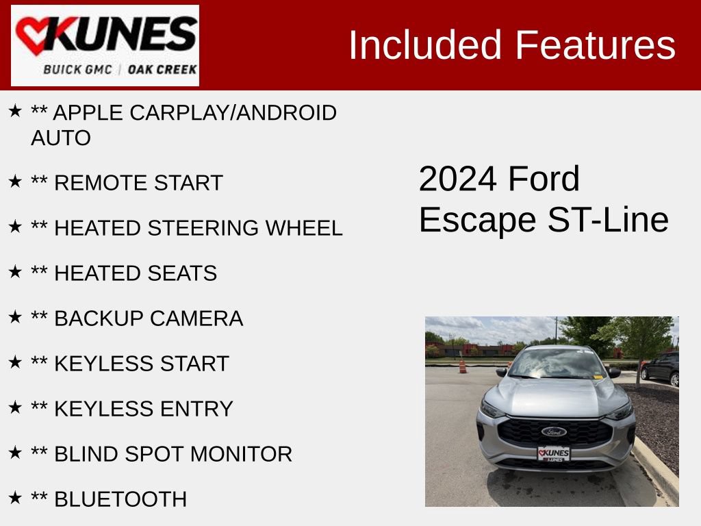 Used 2024 Ford Escape ST-Line AWD/4WD image 2