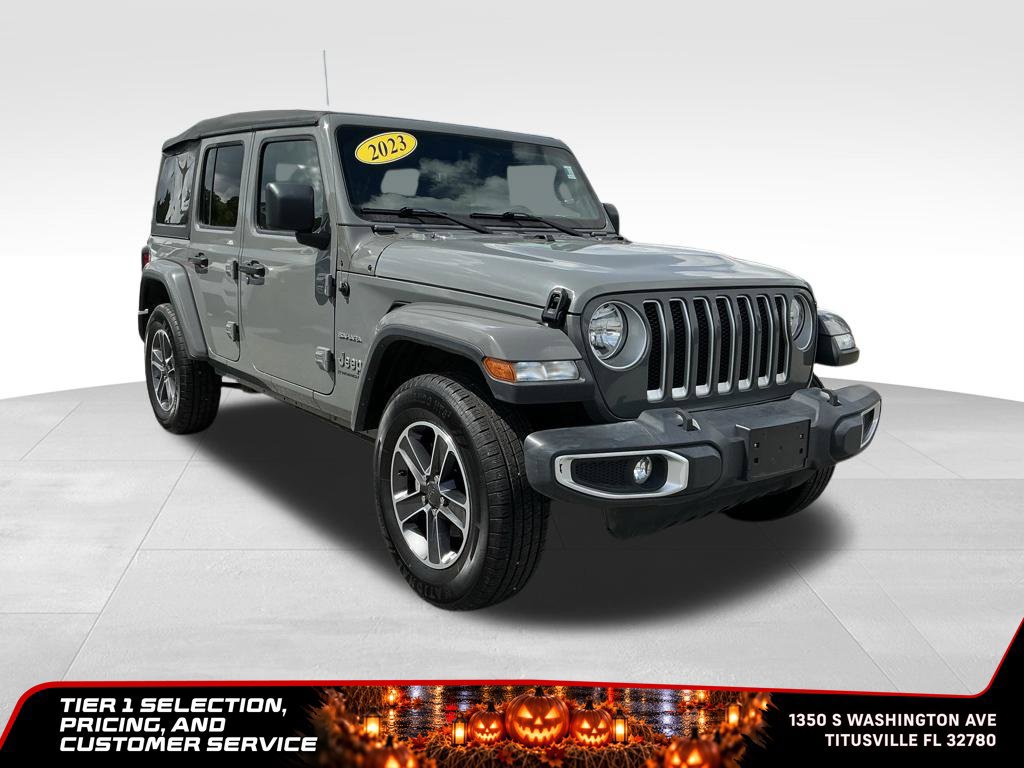Used 2023 Jeep Wrangler Unlimited Sahara w/ Cold Weather Group AWD/4WD image 13