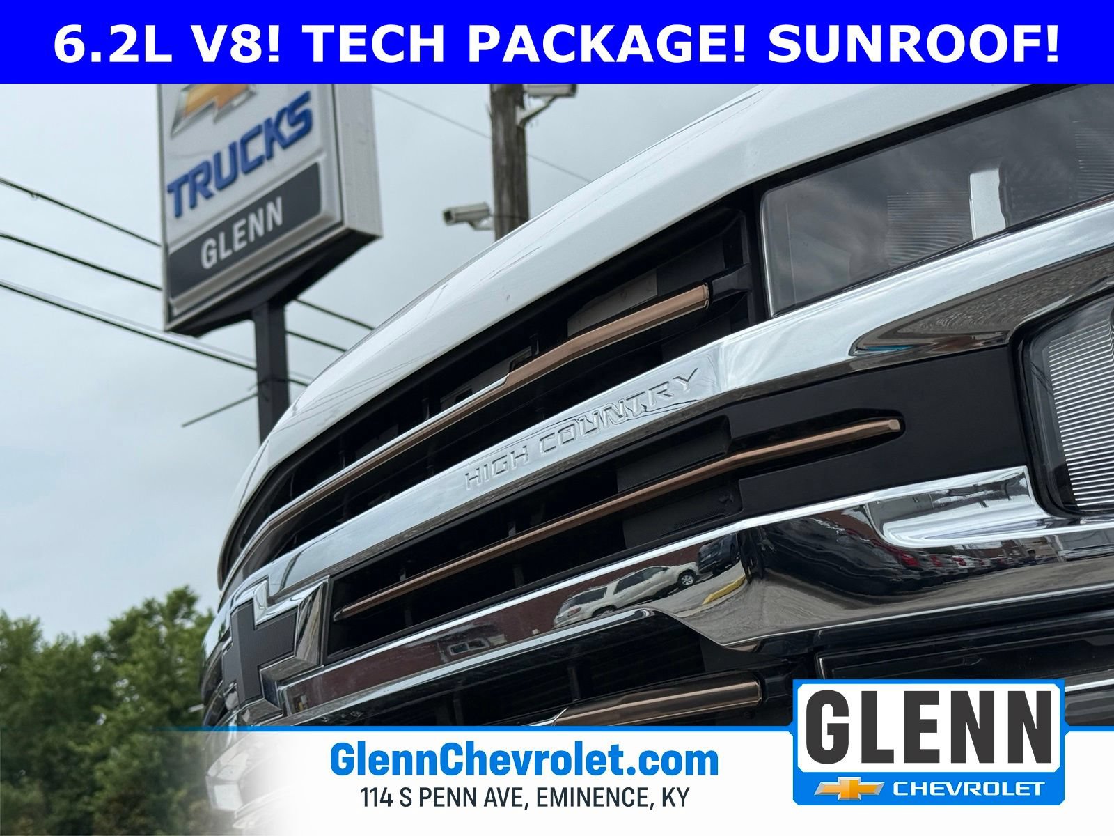 Used 2020 Chevrolet Silverado 1500 High Country w/ Technology Package AWD/4WD image 12