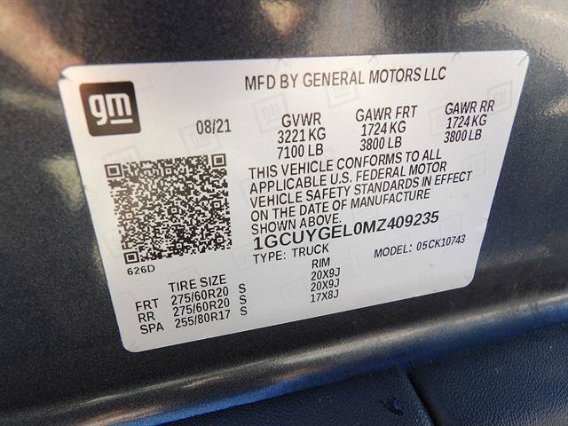Certified 2021 Chevrolet Silverado 1500 LTZ AWD/4WD image 11