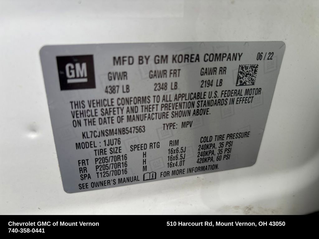 Used 2022 Chevrolet Trax LS w/ Tint and Cruise Package image 30