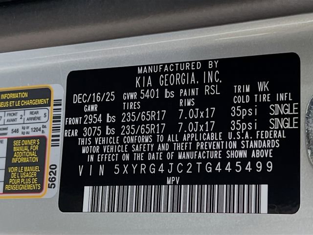 New 2026 Kia Sorento LX image 30