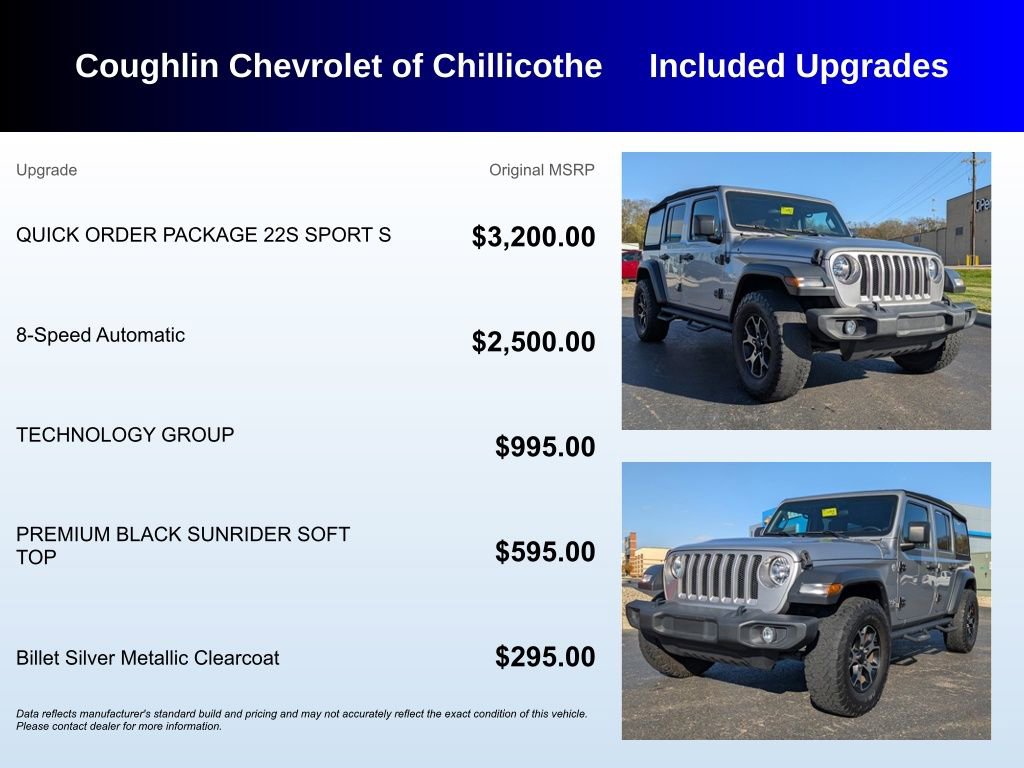 Used 2021 Jeep Wrangler Unlimited Sport image 3