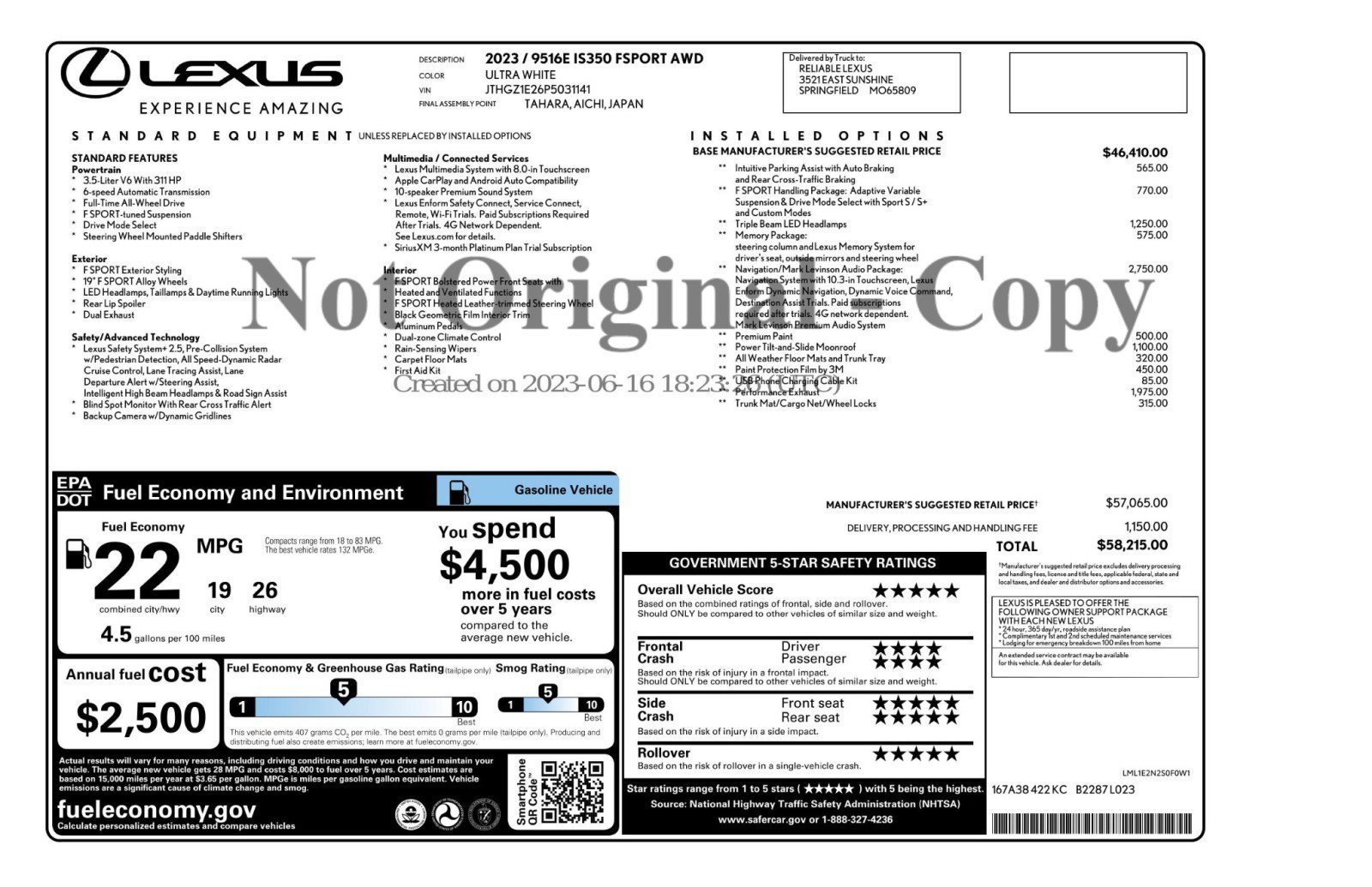 Used 2023 Lexus IS 350 F Sport AWD/4WD image 53