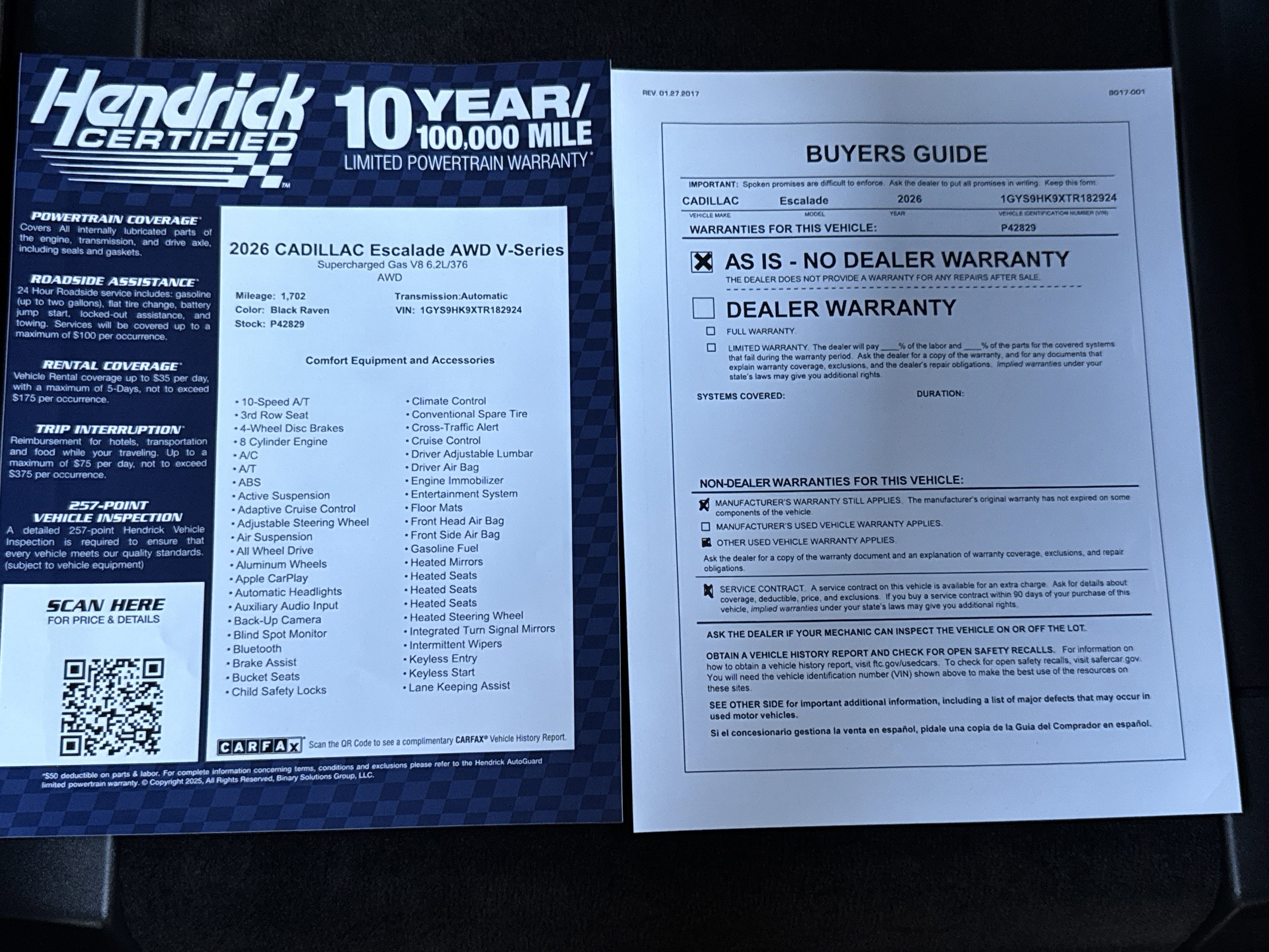 Used 2026 Cadillac Escalade V image 44