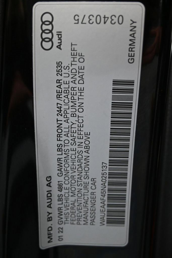 Used 2022 Audi A4 2.0T Premium Plus w/ Premium Plus Package image 44