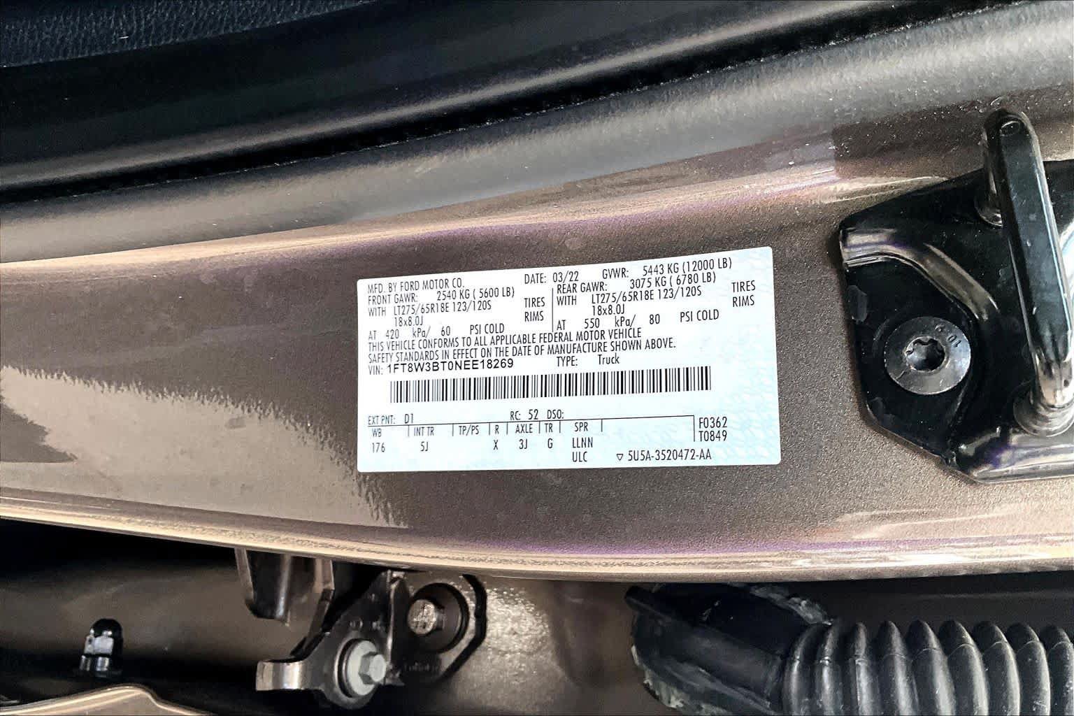 Certified 2022 Ford F350 Lariat AWD/4WD image 37