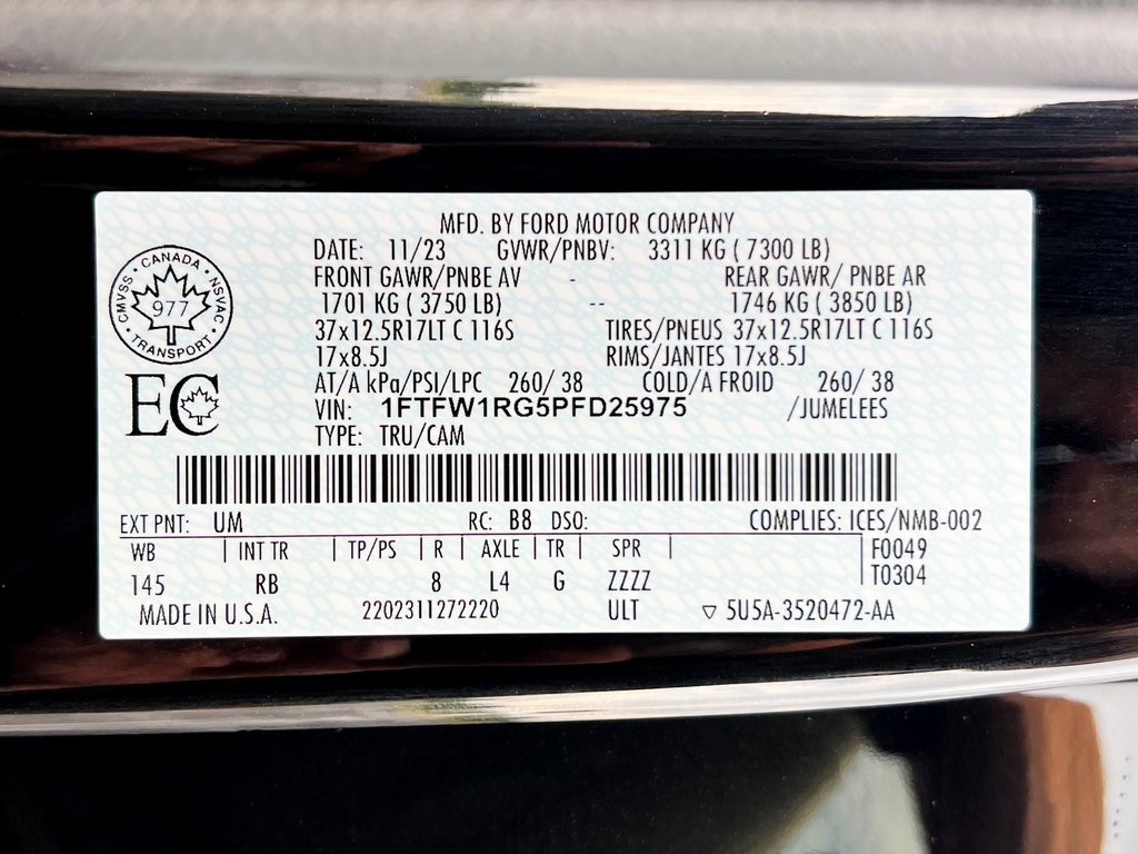 Used 2023 Ford F150 Raptor w/ Raptor 37 Performance Package image 29