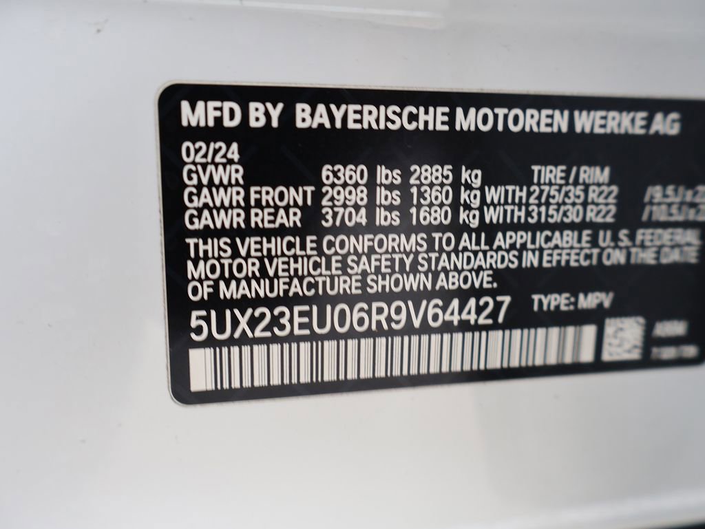 Certified 2024 BMW X5 xDrive40i w/ M Sport Package image 44
