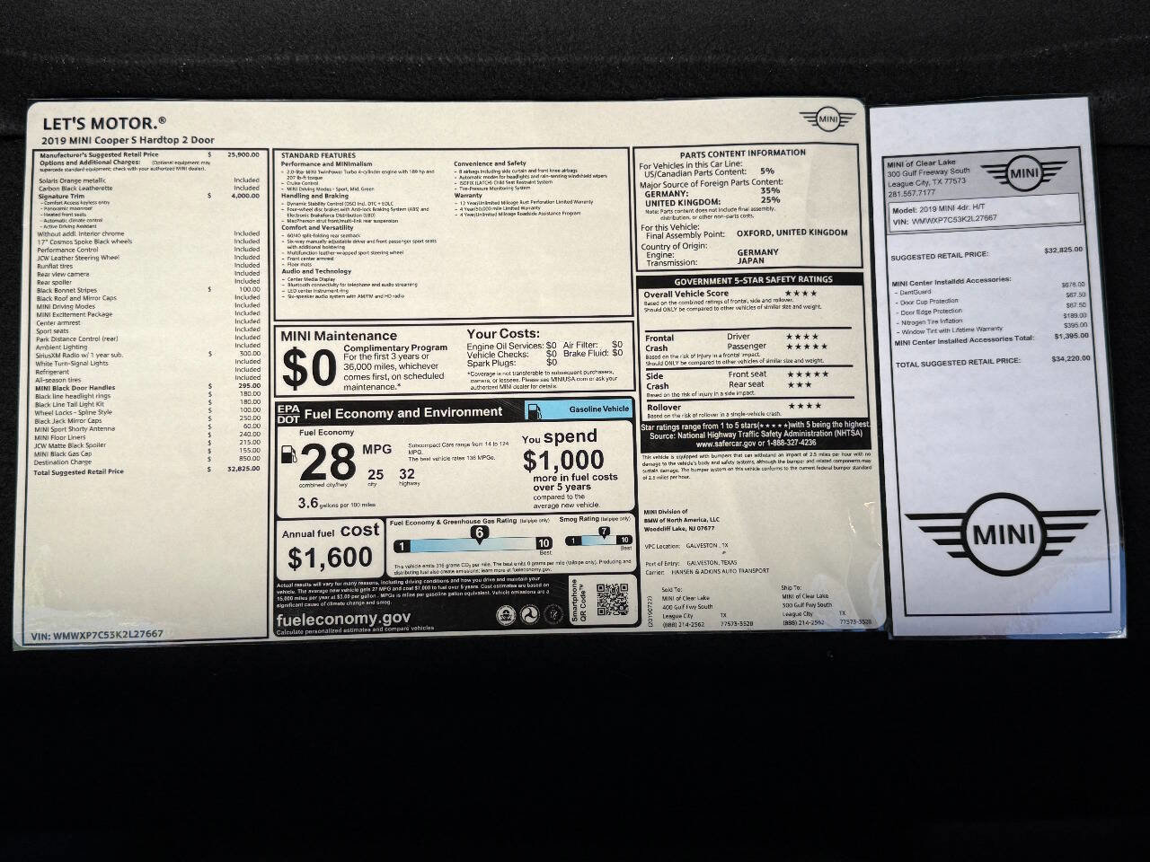 Used 2019 MINI Cooper S FWD image 73
