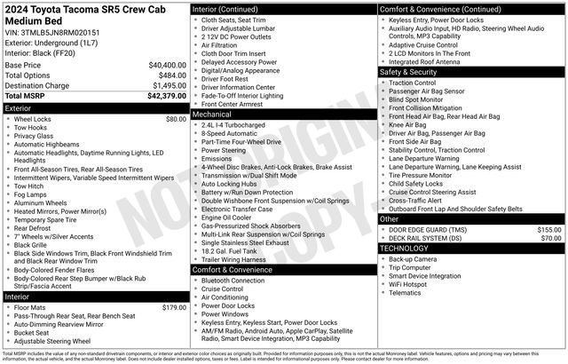 Certified 2024 Toyota Tacoma SR5 AWD/4WD image 40
