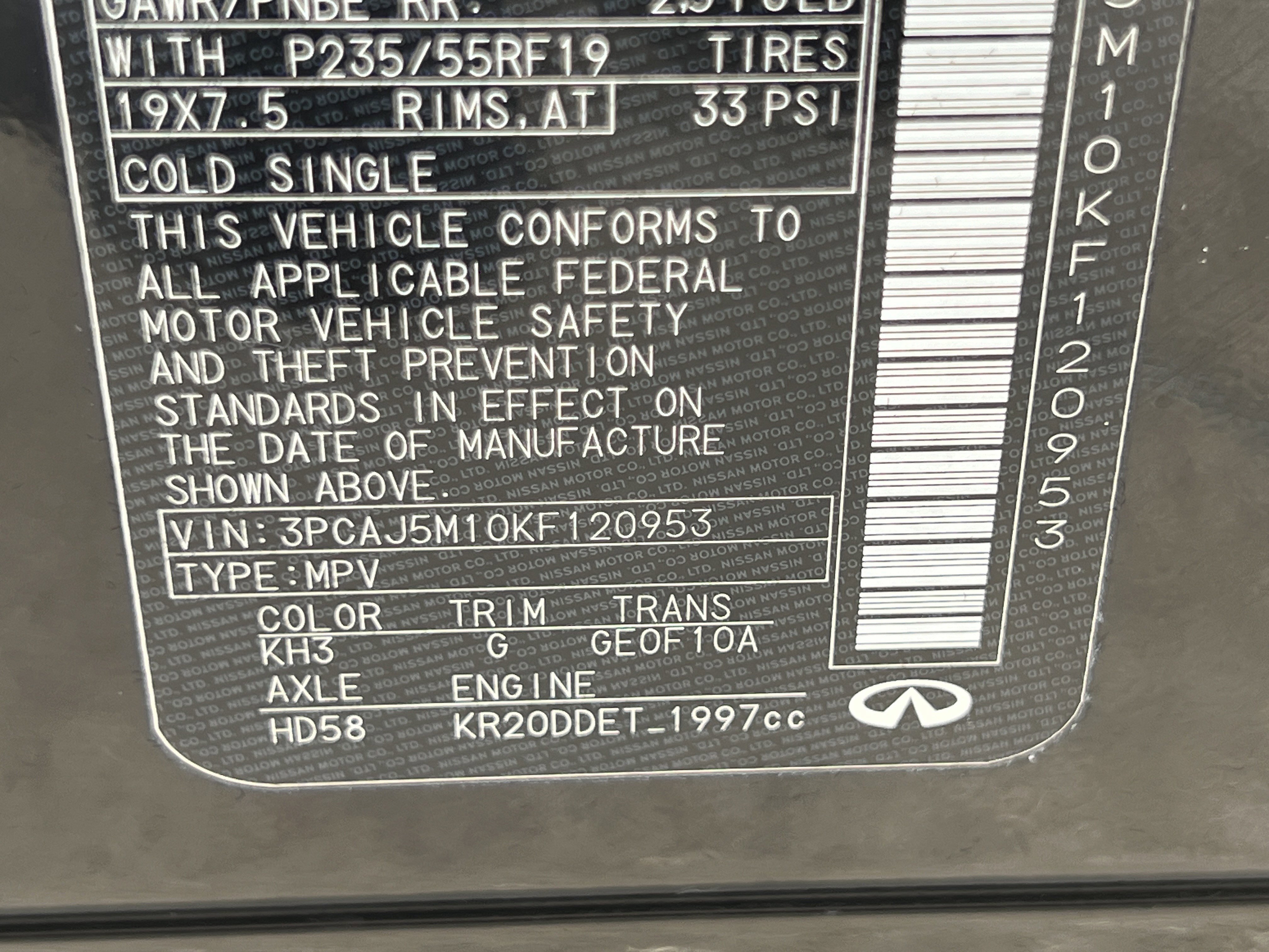 Used 2019 INFINITI QX50 Essential w/ Premium Heat Package image 36