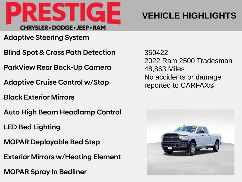 Used 2022 RAM 2500 Tradesman w/ Safety Group AWD/4WD image 4