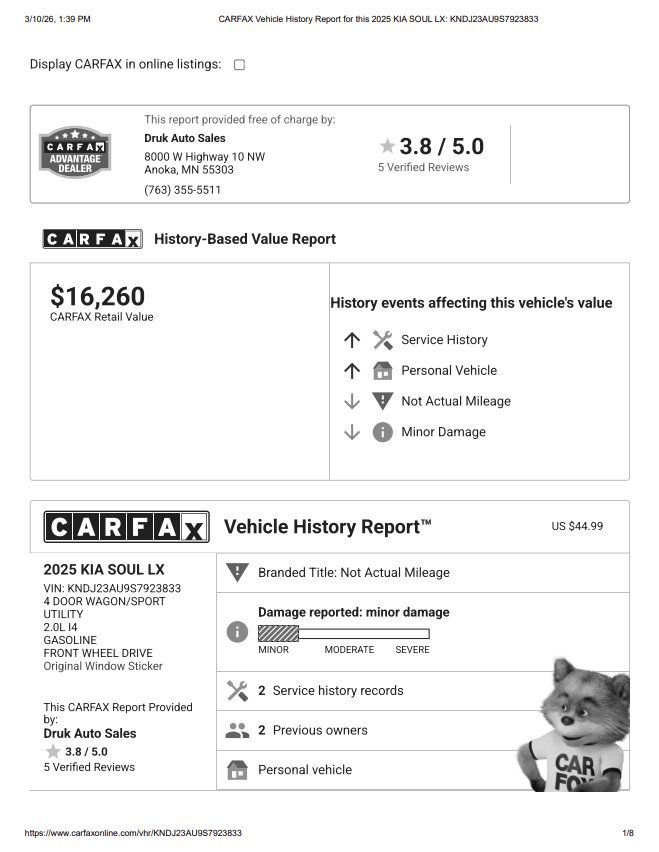 Used 2025 Kia Soul LX w/ LX Technology Package image 18