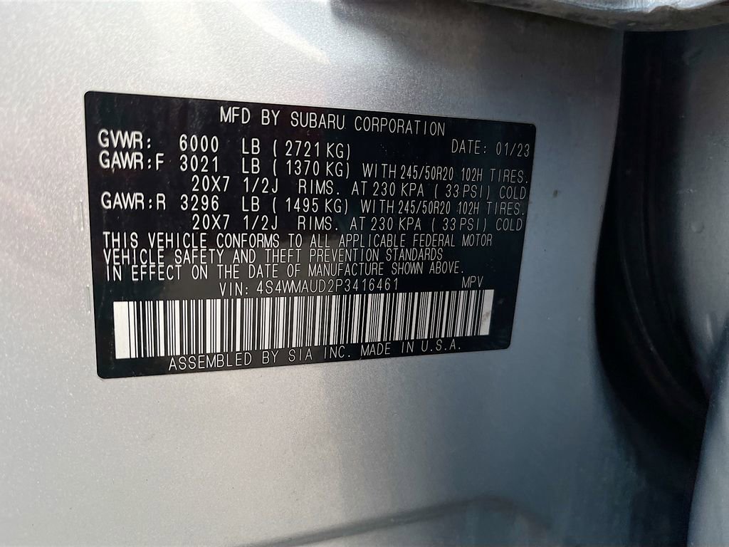 Used 2023 Subaru Ascent Limited w/ Technology Package image 33