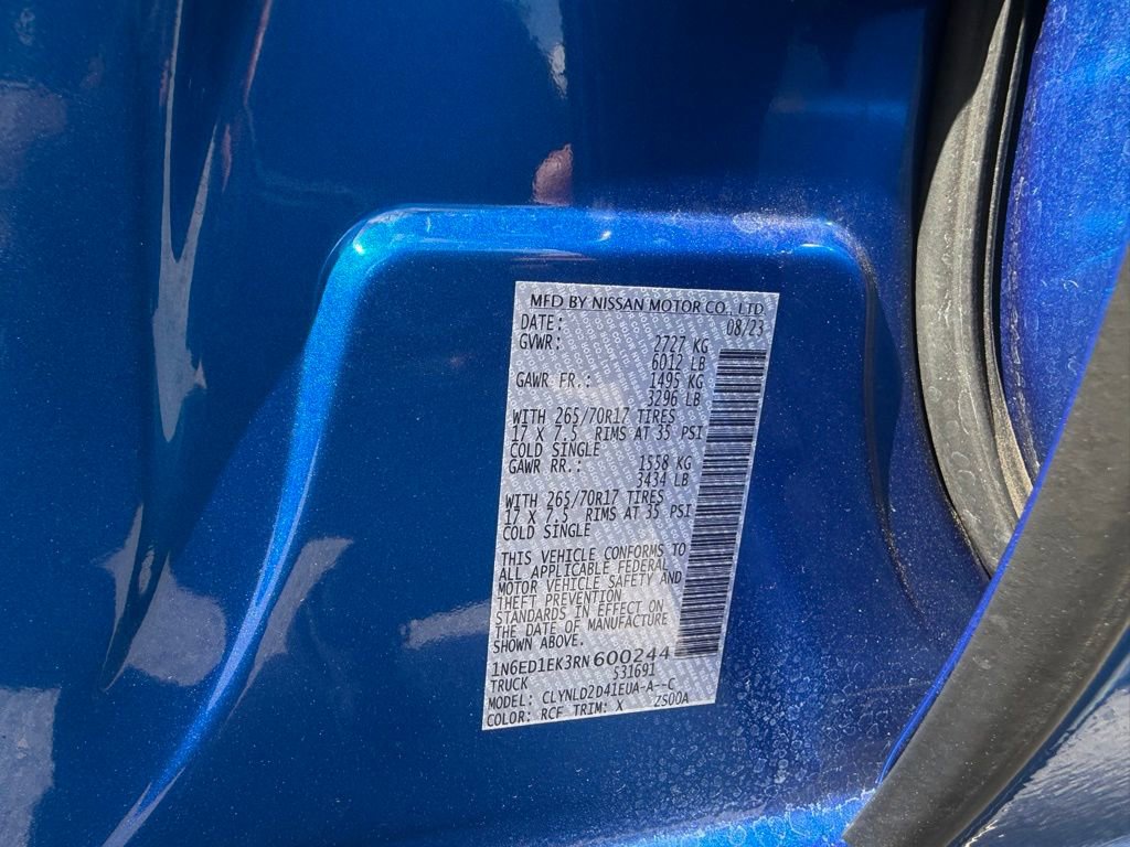 Used 2024 Nissan Frontier PRO-4X w/ Technology Package image 14