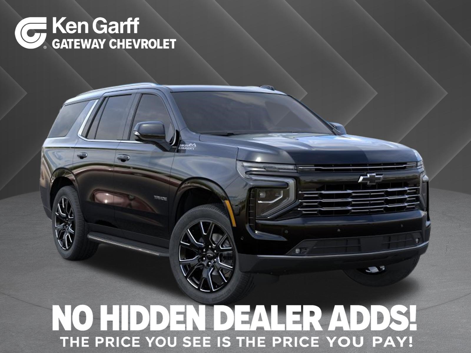 New 2026 Chevrolet Tahoe High Country w/ Sun And Tow Package RWD image 1