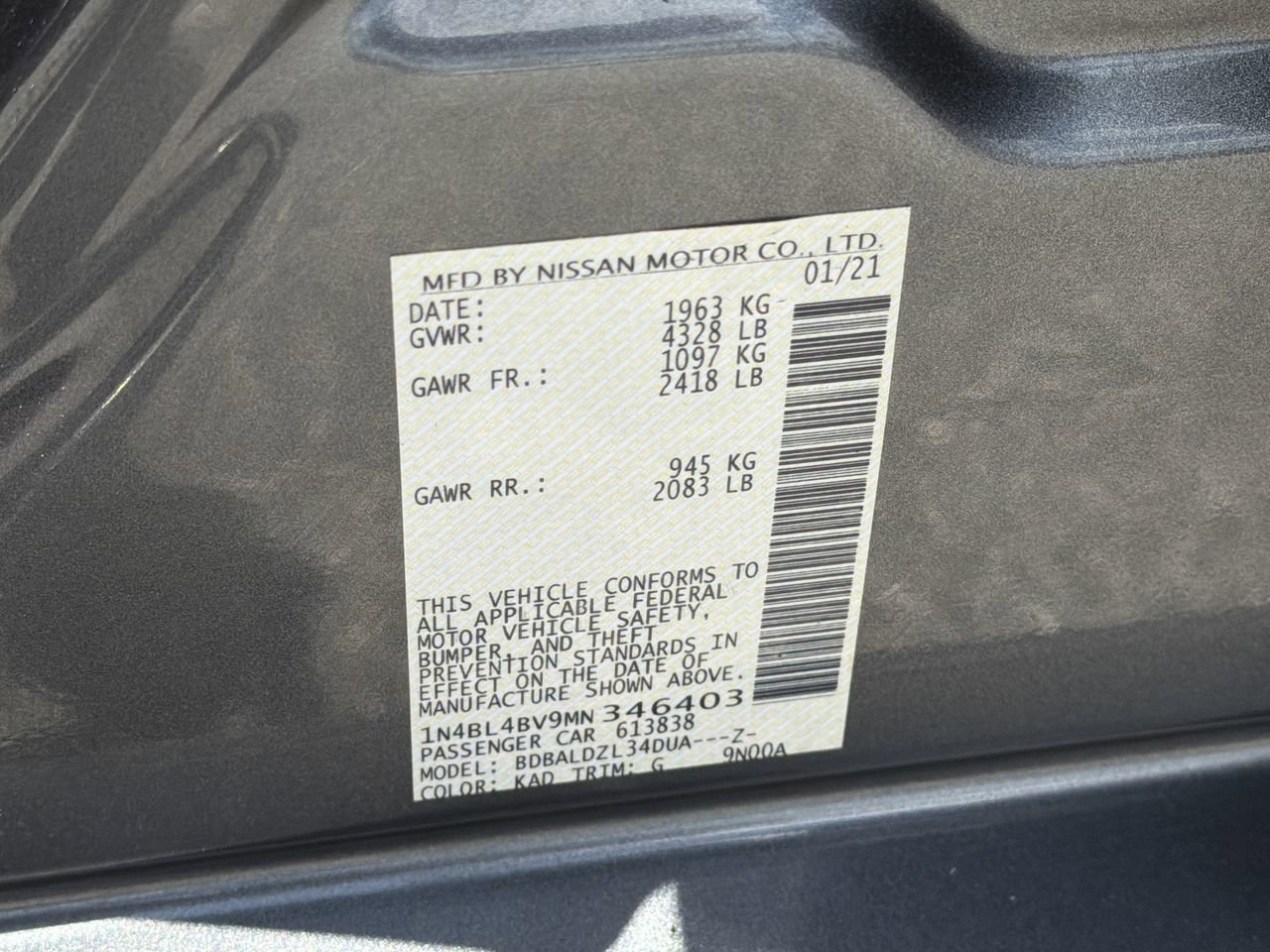 Used 2021 Nissan Altima 2.5 S FWD image 32