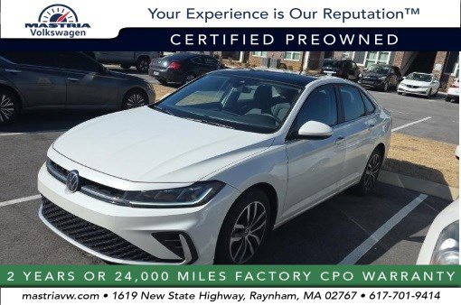Certified 2025 Volkswagen Jetta SE w/ Sunroof Package