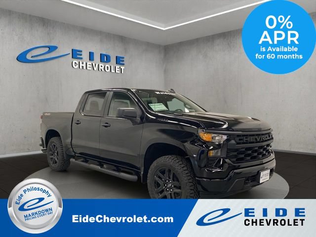New 2026 Chevrolet Silverado 1500 Custom w/ Turbomax Blackout Package