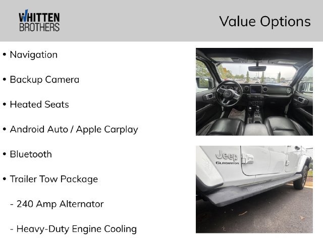 Used 2022 Jeep Gladiator Overland w/ Popular Equipment Package AWD/4WD image 4