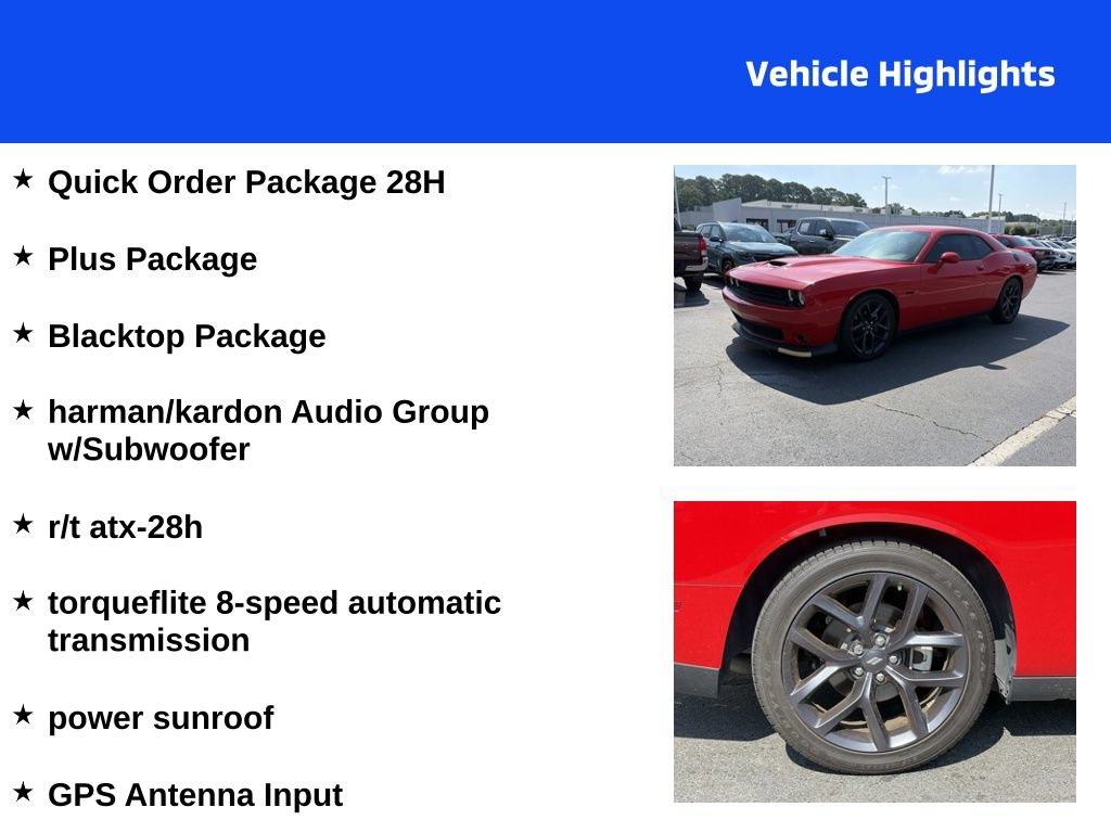 Used 2023 Dodge Challenger R/T w/ Plus Package RWD image 4