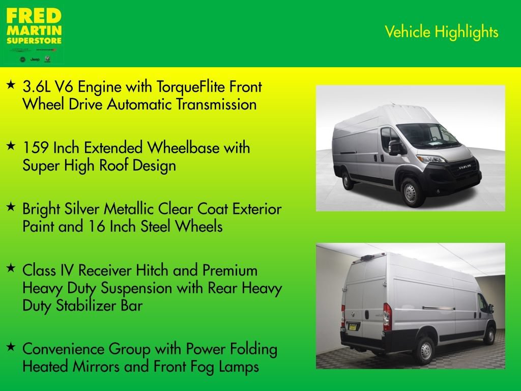 New 2026 RAM ProMaster 3500 w/ Convenience Group FWD image 8