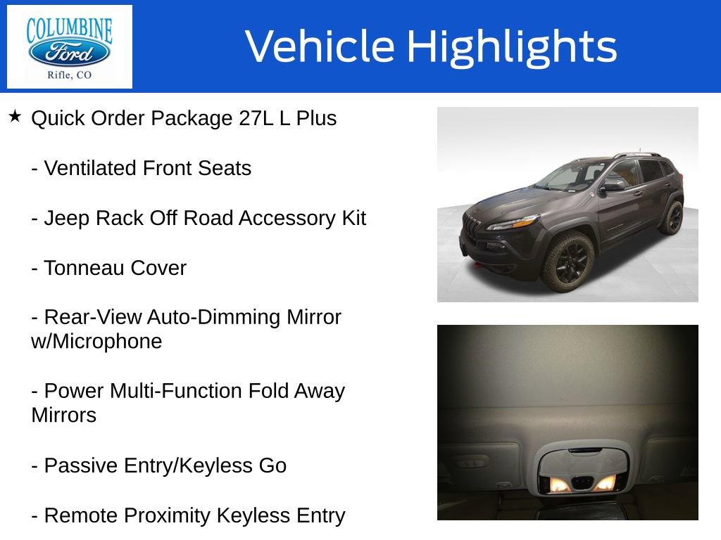Used 2017 Jeep Cherokee Trailhawk image 4