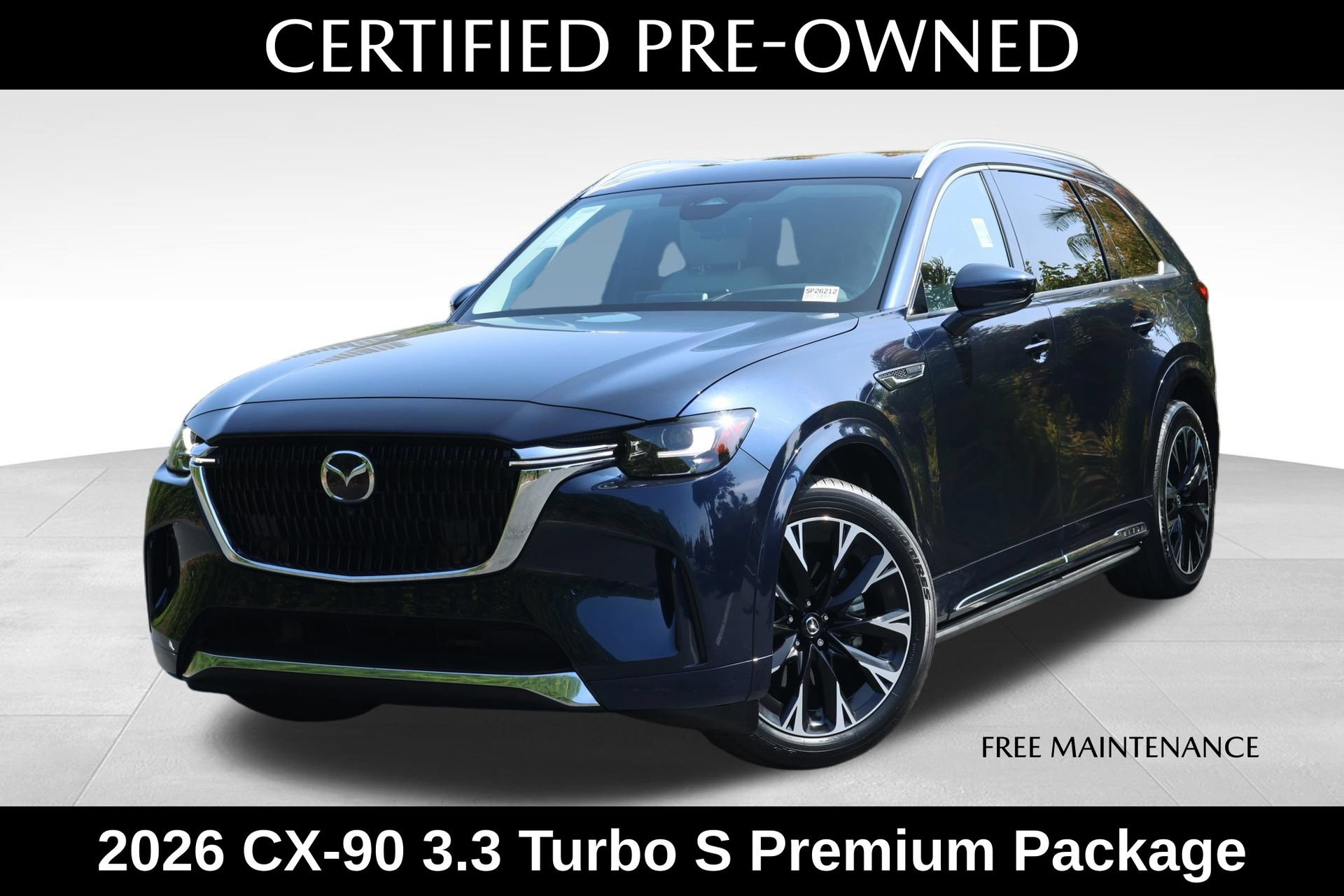 Certified 2026 MAZDA CX-90 3.3 Turbo S w/ Premium Plus AWD/4WD image 1