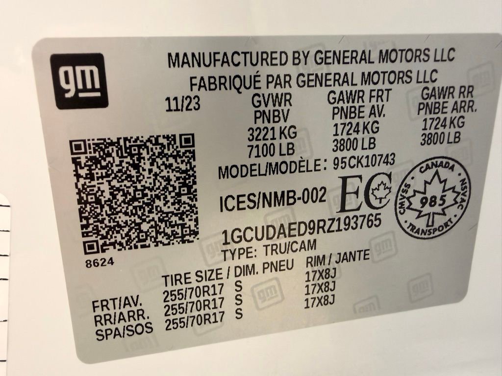 Used 2024 Chevrolet Silverado 1500 W/T w/ WT Value Package image 48