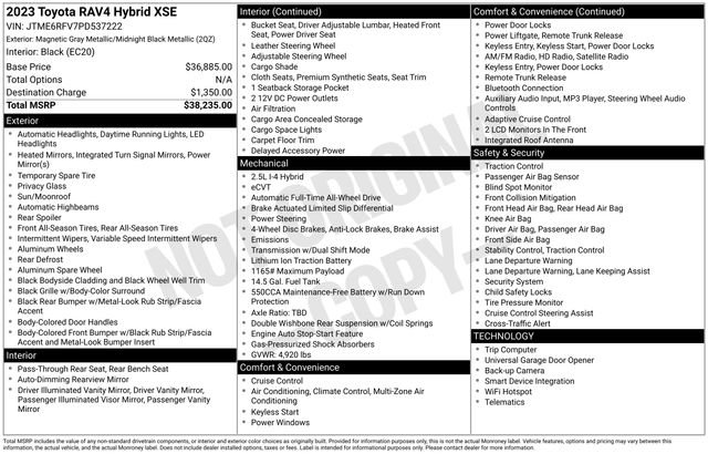 Used 2023 Toyota RAV4 XSE image 36