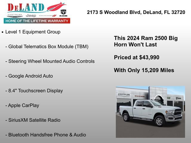 Used 2024 RAM 2500 Big Horn w/ Bed Utility Group image 27