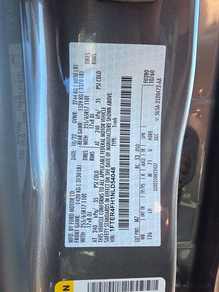 Used 2022 Ford Ranger XLT w/ Equipment Group 301A Mid image 32