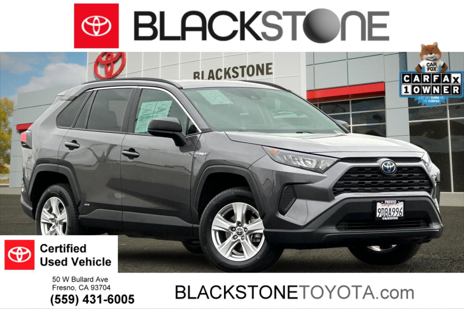 Certified 2021 Toyota RAV4 LE