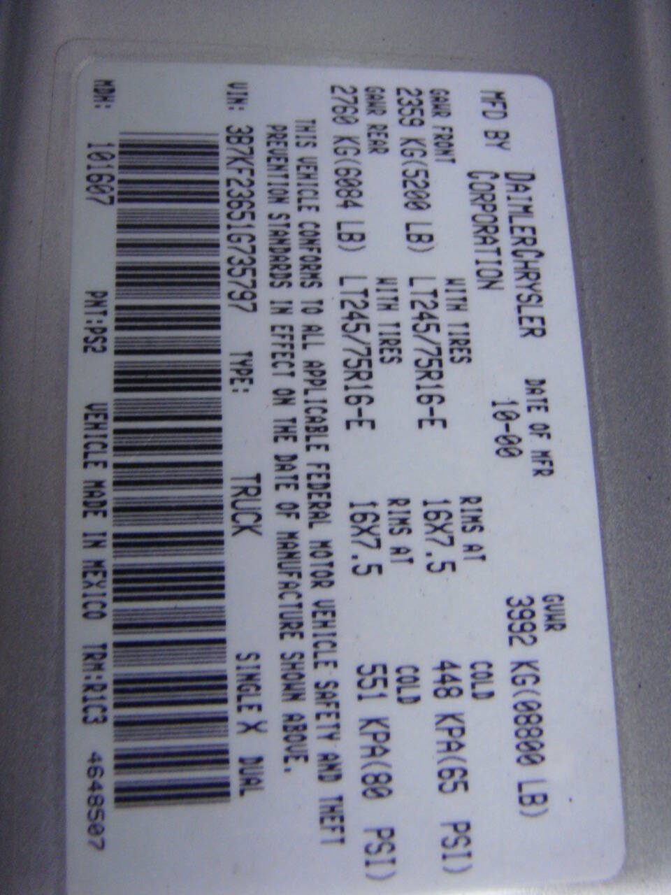 Used 2001 Dodge Ram 2500 Truck 4x4 Quad Cab image 18