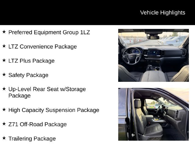 Certified 2023 Chevrolet Silverado 1500 LTZ w/ Z71 Off-Road Package AWD/4WD image 12