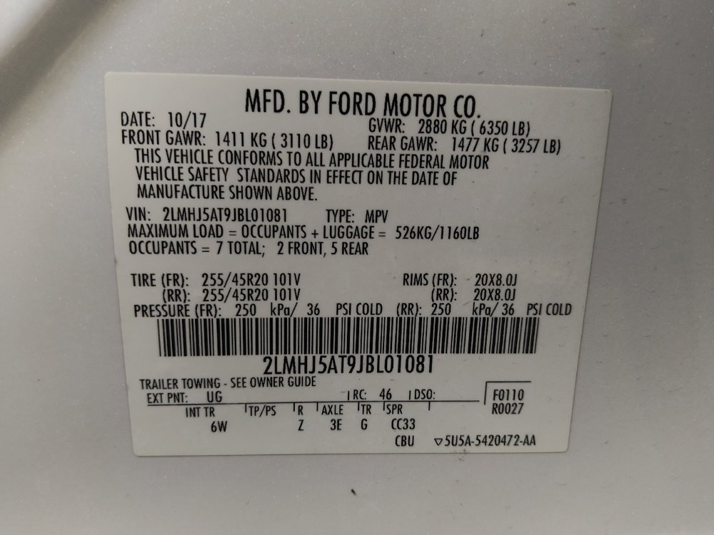 Used 2018 Lincoln MKT AWD w/ Technology Package image 33