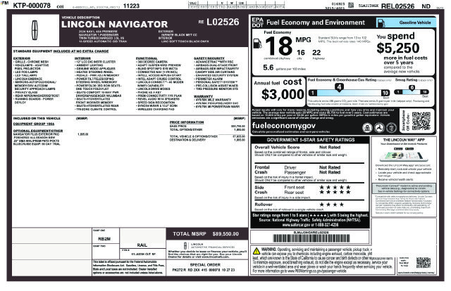 Used 2024 Lincoln Navigator L 4WD image 11