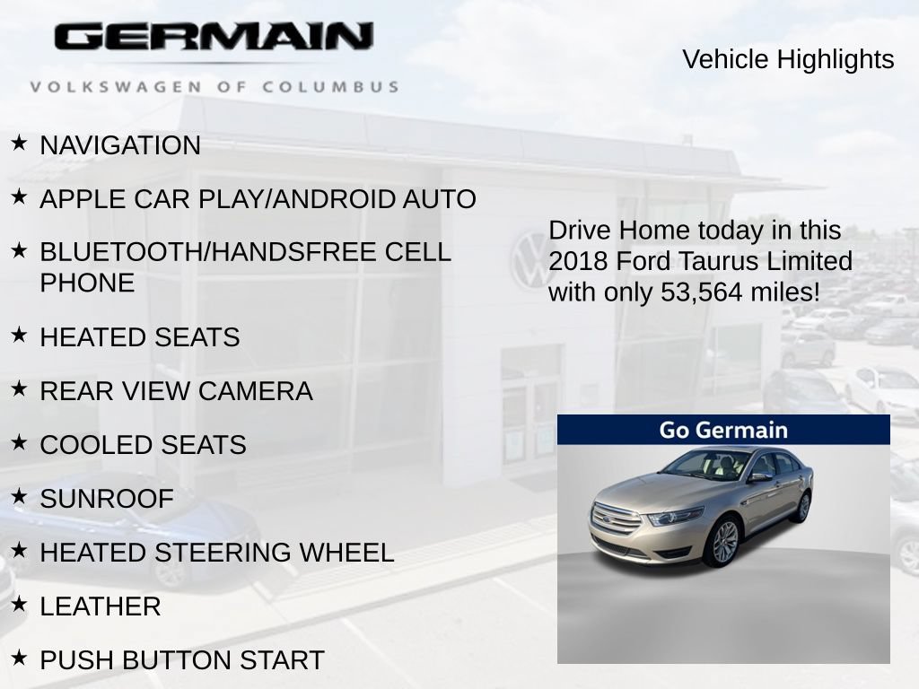 Used 2018 Ford Taurus Limited FWD image 5