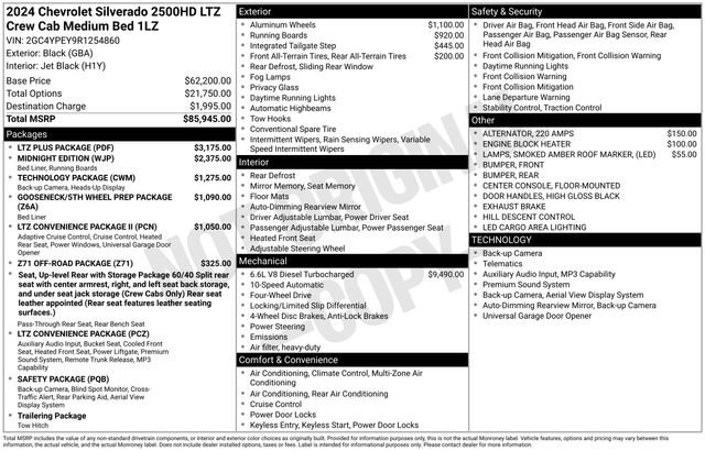 Used 2024 Chevrolet Silverado 2500 LTZ w/ LTZ Plus Package AWD/4WD image 27