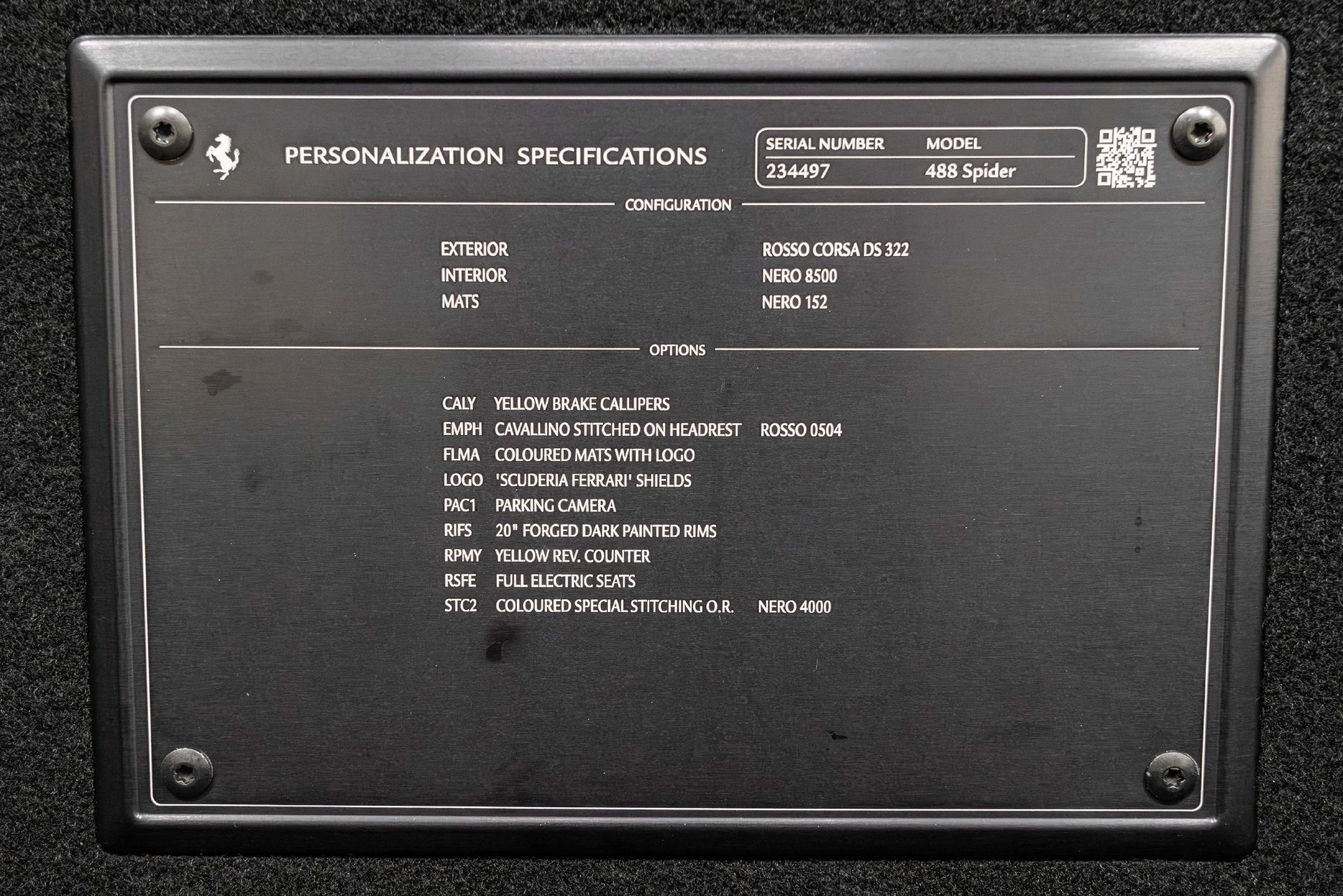 Certified 2018 Ferrari 488 Spider RWD image 25