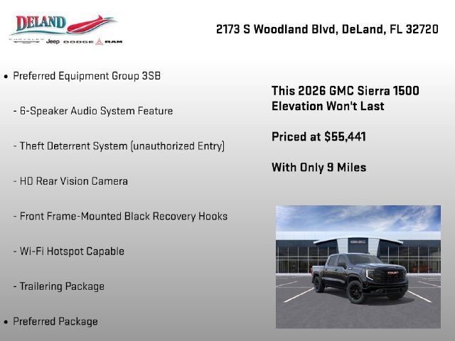 New 2026 GMC Sierra 1500 Elevation w/ Preferred Package AWD/4WD image 29