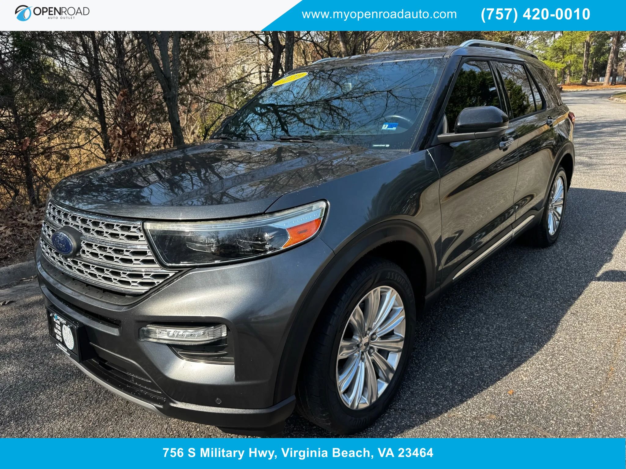 Used 2020 Ford Explorer Limited w/ Class III Trailer Tow Package image 1