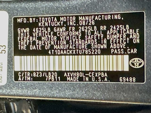New 2026 Toyota Camry XSE w/ Premium Plus Package FWD image 24